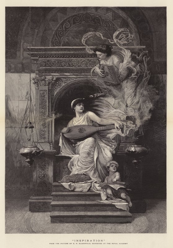 Inspiration af Edwin Howland Blashfield
