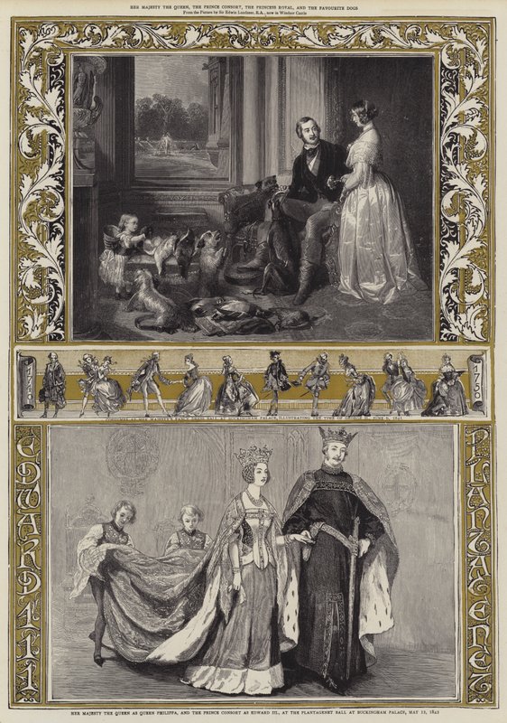 Hendes Majestæt Dronningen og Prinsgemalen af Edwin Landseer