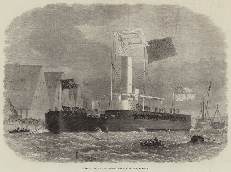 Flydende af HM Twin-Screw Ironclad Monitor, Glatton af Edwin Weedon