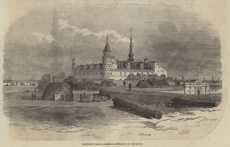 Kronborg Slot, Elsineur, Øresunds Indgang af Edwin Weedon