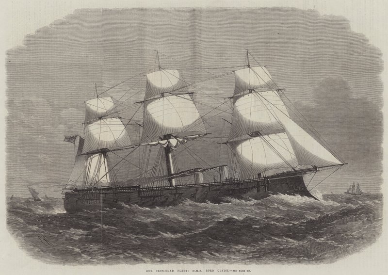Vores jernbeklædte flåde, HMS Lord Clyde af Edwin Weedon