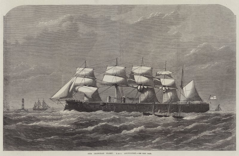 Vores jernbeklædte flåde, HMS Agincourt af Edwin Weedon