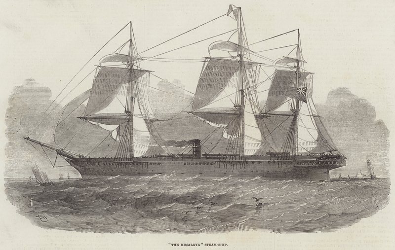 Himalaya dampskibet af Edwin Weedon