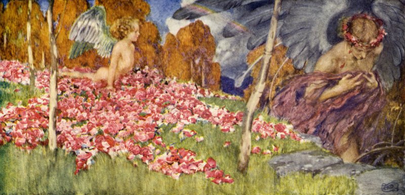 Another Way of Love (farve litho) af Eleanor Fortescue Brickdale