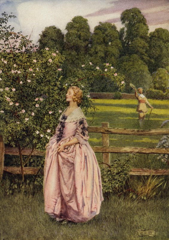 Hvis hun ikke er det over for mig, hvad bekymrer det mig om, hvor fair hun er? (farve litho) af Eleanor Fortescue Brickdale