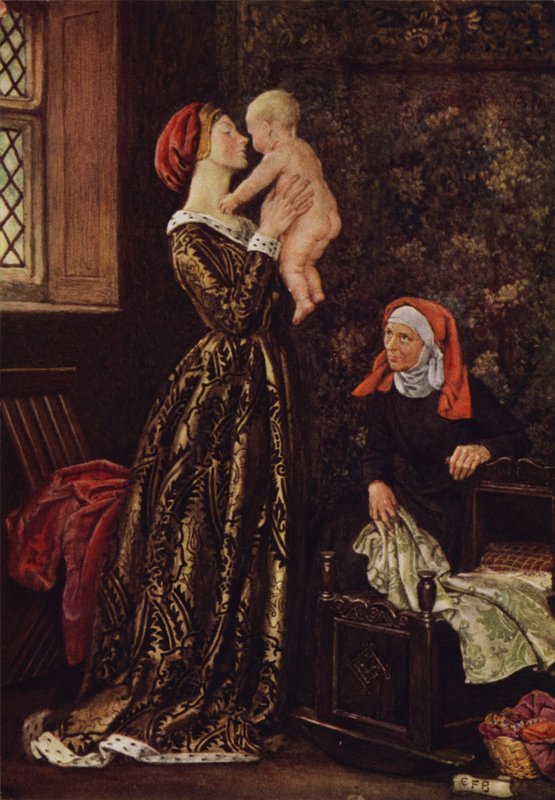 Det vokser ikke som et træ, i løs vægt gør mennesket bedre (farve litho) af Eleanor Fortescue Brickdale