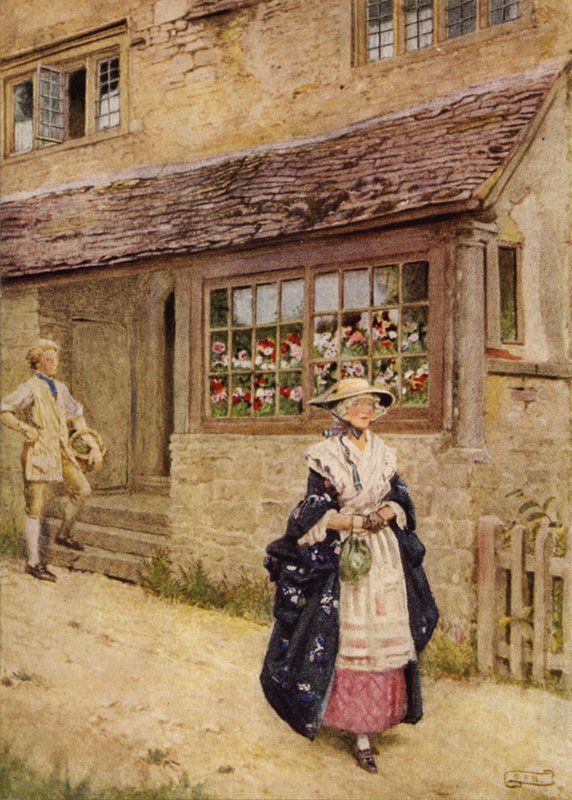 Så du Bonnie Lesley? (farve litho) af Eleanor Fortescue Brickdale