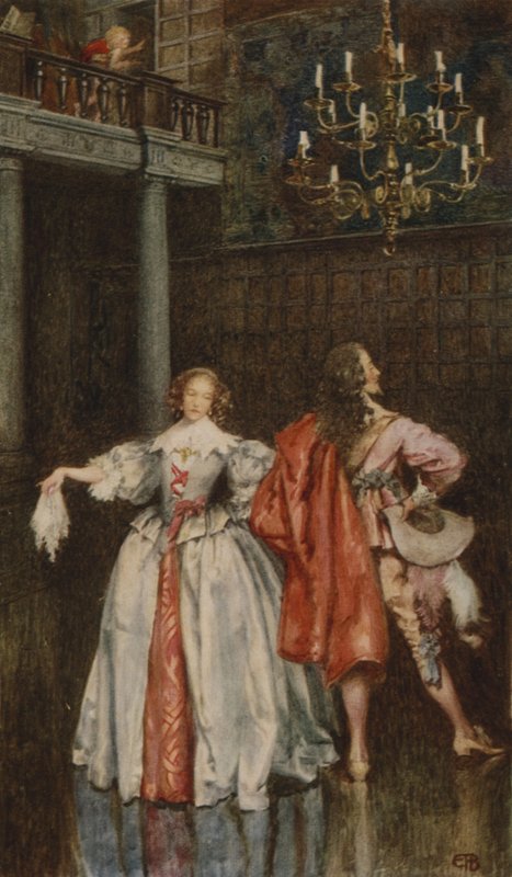The Flight of the Duchess (farve litho) af Eleanor Fortescue Brickdale