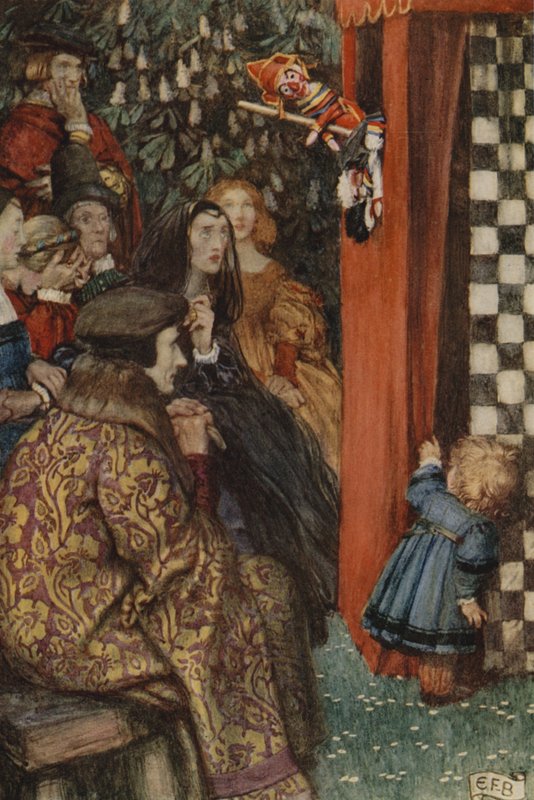 At antage, at en snyde kan Gull alle disse, var mere mirakuløse (farve litho) af Eleanor Fortescue Brickdale