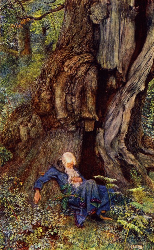 Vivien (farve litho) af Eleanor Fortescue Brickdale
