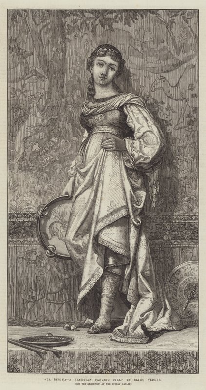 La Regina, en venetiansk dansepige af Elihu Vedder