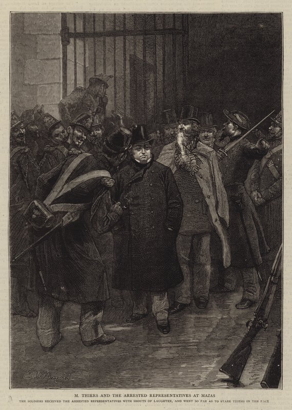 Illustration til historien om en forbrydelse af Emile Antoine Bayard