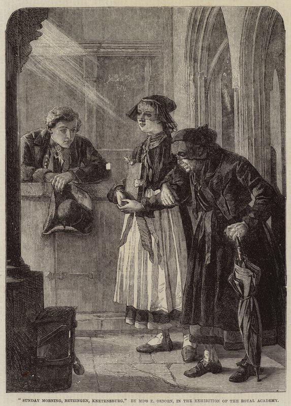 Søndag morgen, Betzingen, Knetensburg af Emily Mary Osborn