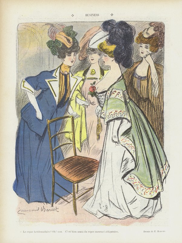 Illustration til Le Rire af Emmanuel Barcet
