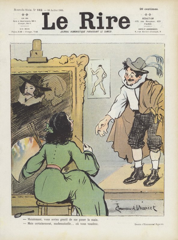 Illustration til Le Rire af Emmanuel Barcet