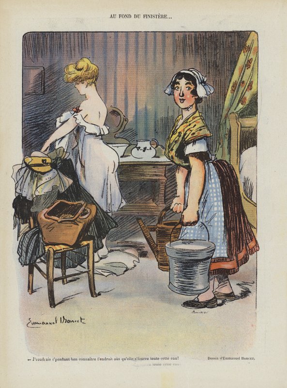 Illustration til Le Rire af Emmanuel Barcet