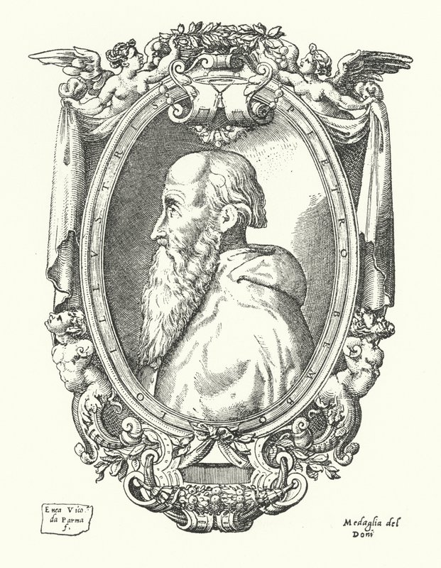 Pietro Bembo, italiensk lærd, digter og kardinal af Enea Vico