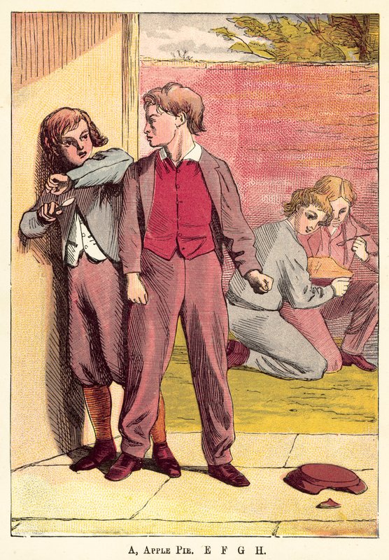 A, Æbletærte, E, F, G, H af English School