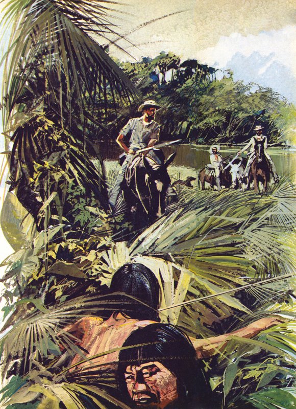 Oberst Percy Fawcett udforsker Matto Grosso af English School