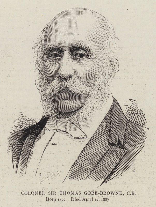 Oberst Sir Thomas Gore-Browne, CB af English School