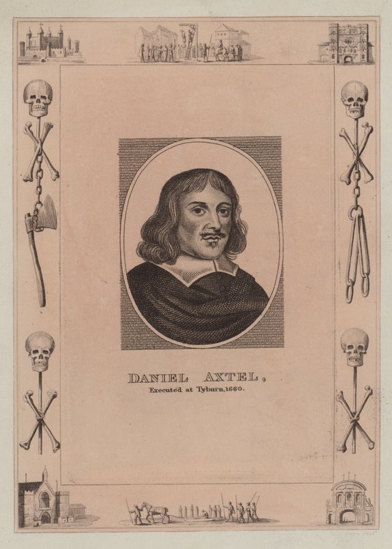 Daniel Axtel, henrettet i Tyburn, 1660 af English School