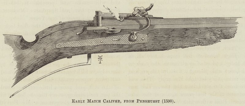 Early Match Caliver, fra Penshurst (1590) af English School