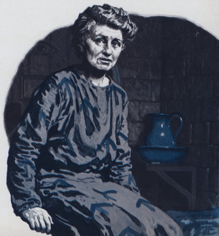 Emmeline Pankhurst i fængsel af English School