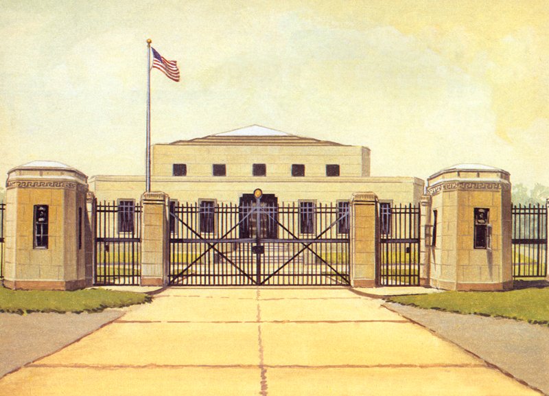 Fort Knox, United States Bullion Depository af English School