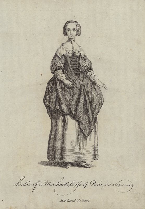Vanen for en købmandskone i Paris i 1640 af English School