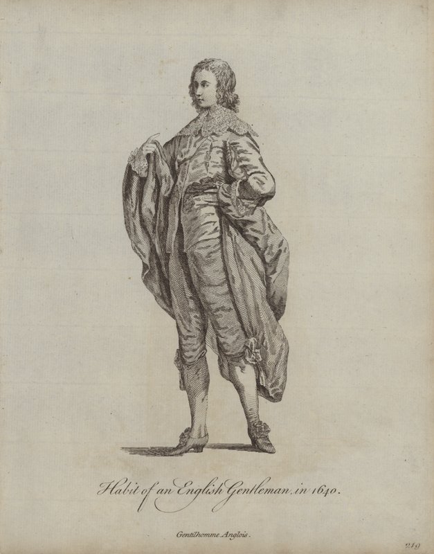 En engelsk gentlemans vane i 1640 af English School