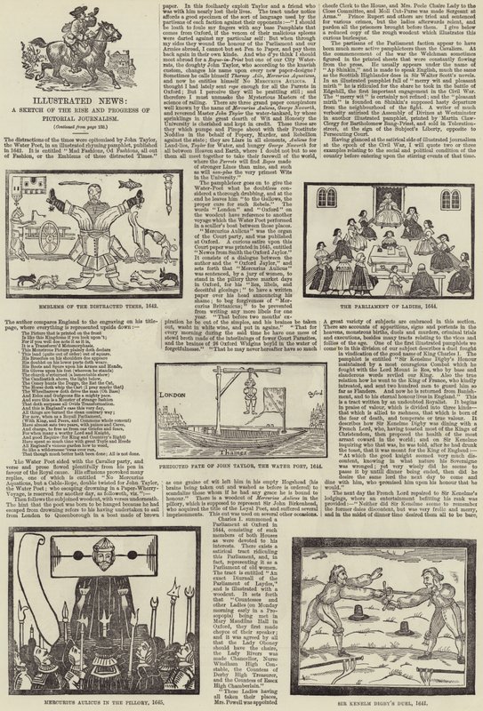 Illustreret nyheder, en skitse af billedjournalistikkens fremgang og fremskridt af English School