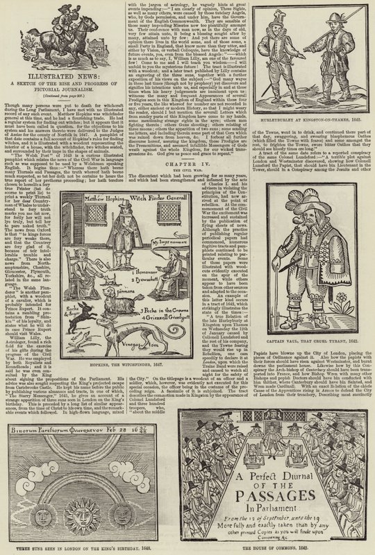 Illustreret nyheder, en skitse af billedjournalistikkens fremgang og fremskridt af English School