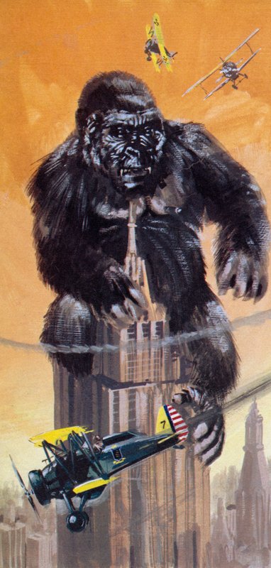 King Kong, hvor den del af den gigantiske abe, der terroriserede New York, blev spillet af en lille dukke af English School