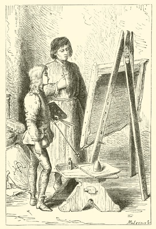 Leonardo Da Vinci, som dreng, i Vervechios studie af English School