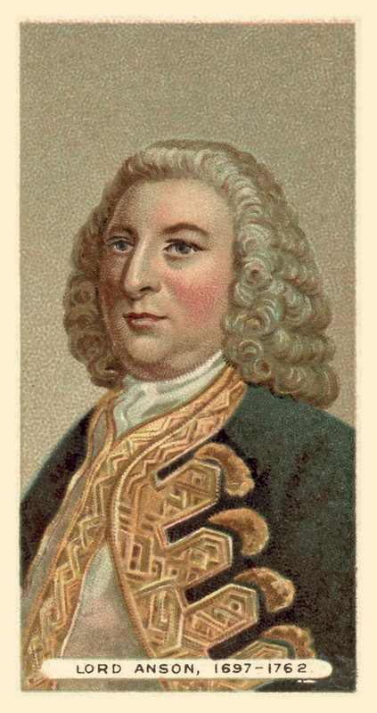 Lord Anson, 1697-1762 af English School
