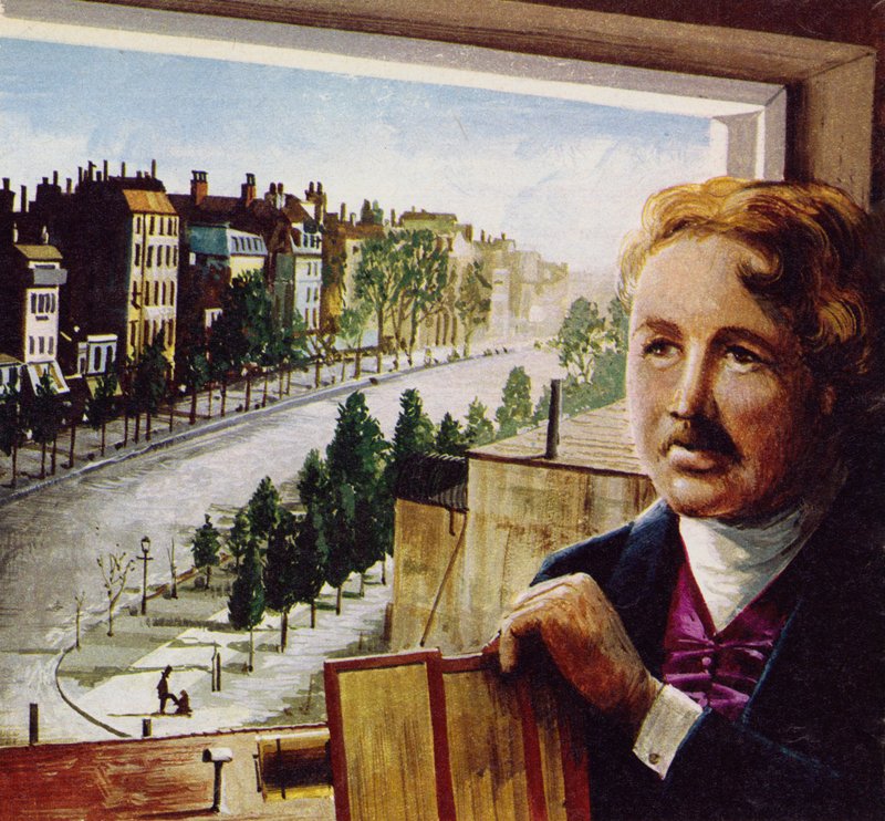 Louis Daguerre af English School