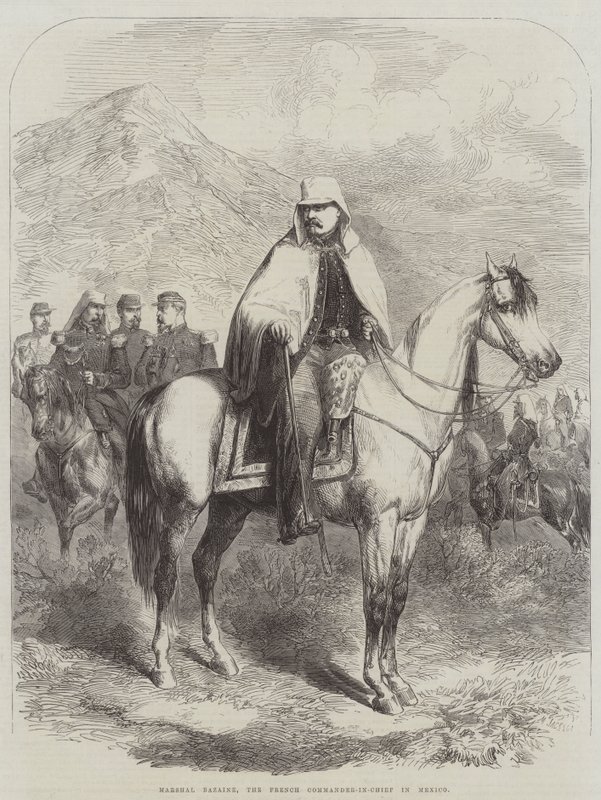 Marshal Bazaine, den franske øverstkommanderende i Mexico af English School