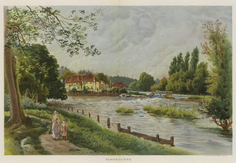 Pangbourne (chromolitho) af English School