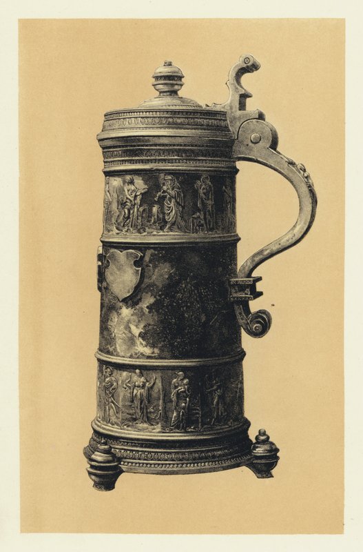 Flagon af tin af English School