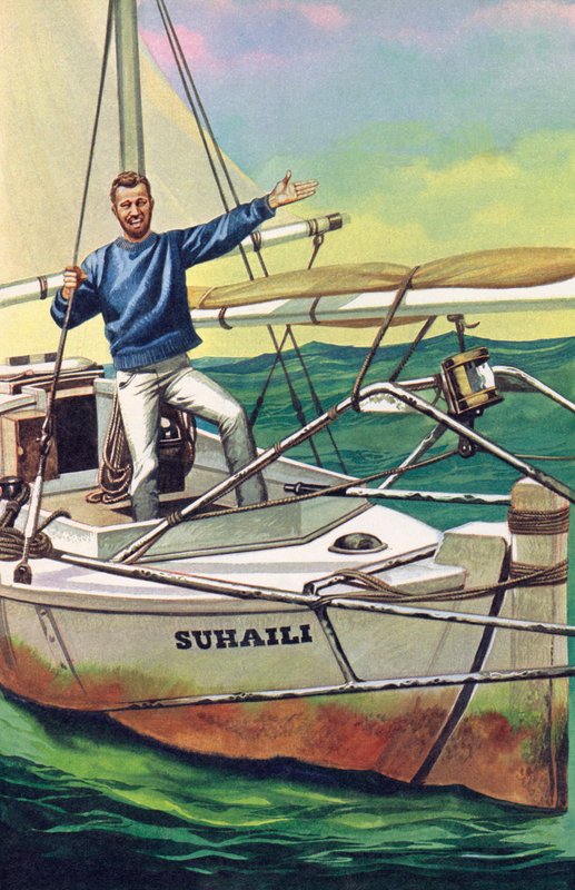 Robin Knox-Johnston, den første til at sejle jorden rundt uden stop af English School
