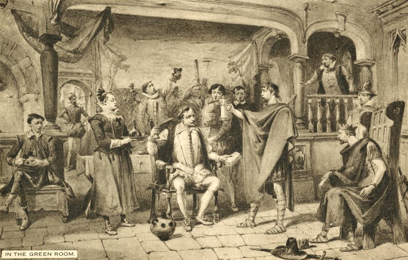 Shakespeare, I det grønne rum af English School