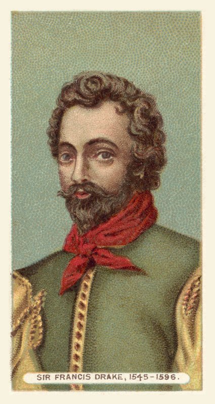 Sir Francis Drake, 1545-1596 af English School