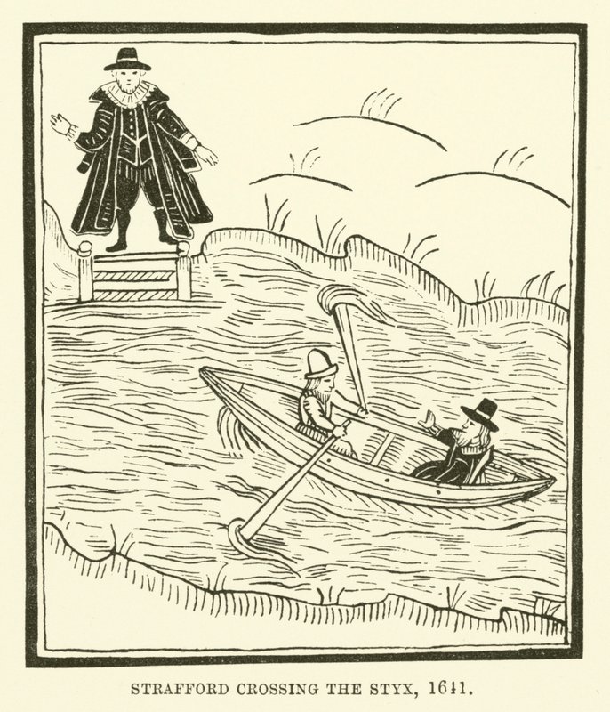 Strafford krydser Styx, 1641 af English School