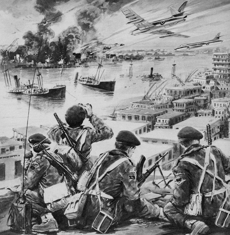 Suez-krisen, 1956 af English School