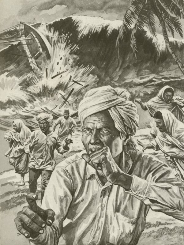 Ganges-deltaet, november 1970 af English School