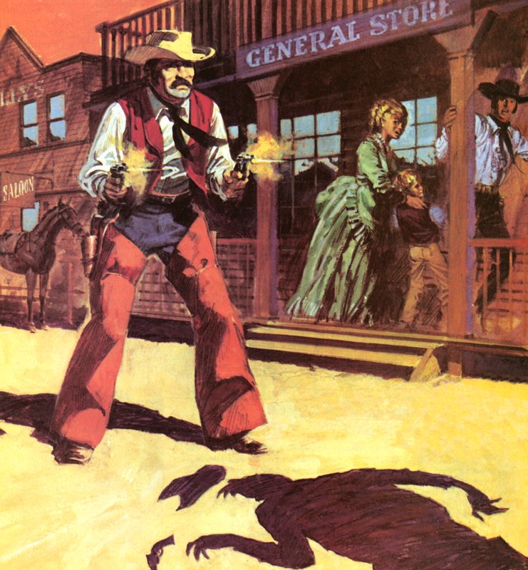 The Law of The Gun, The Wild West af English School