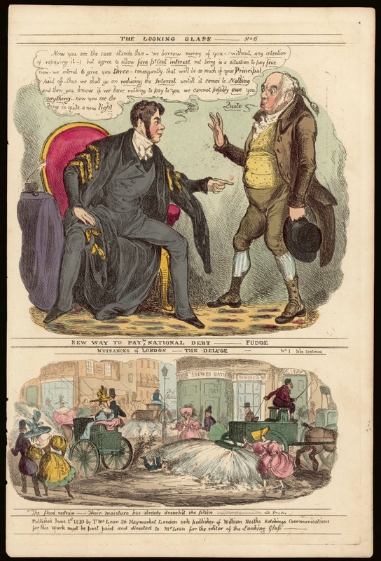 The Looking Glass, 1. juni 1830 af English School