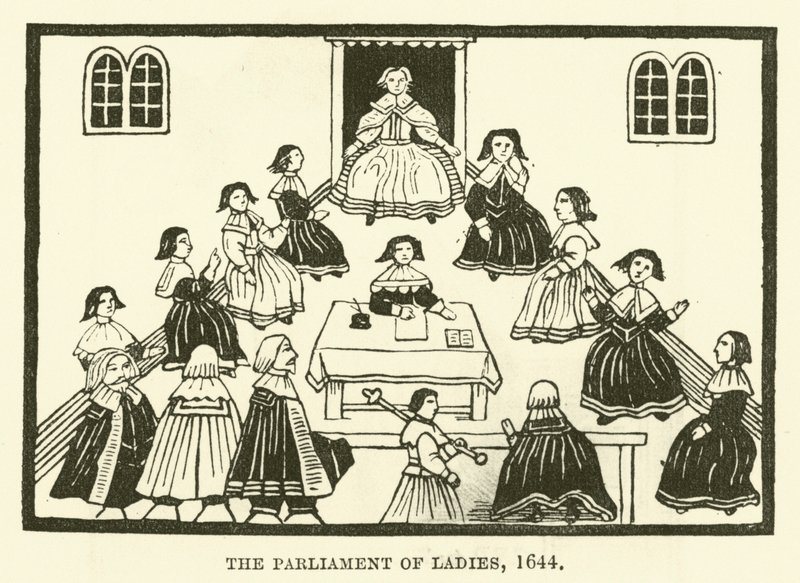 Damernes parlament, 1644 af English School