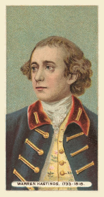 Warren Hastings, 1733-1818 af English School