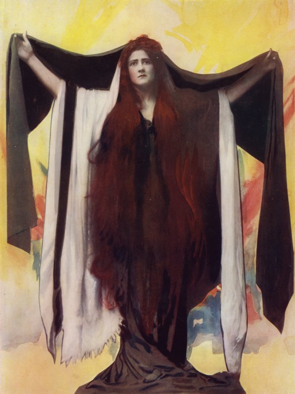 Miss Maud Jeffries i Herodes (farvefoto) af English Photographer